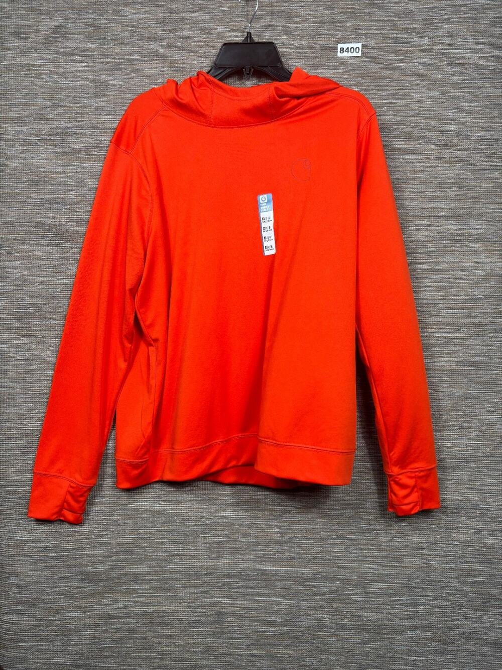Carhartt Force Sun Defender Hoodie Womens XL Red Relaxed Fit TK6236-W Logo NEW